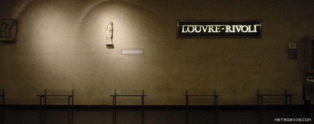 paris metro（パリのメトロ）Louvre-Rivoli></div>

<div id=
