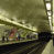 パリのメトロ、（ベルヴィル）駅の画像 Station de Métro Belleville