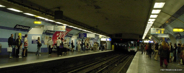 paris metro（パリのメトロ）Saint-Lazare></div>

<div id=