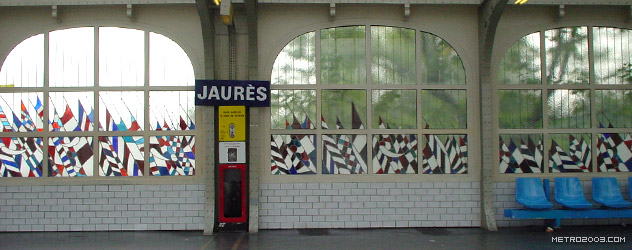 paris metro（パリのメトロ）Jaurès></div>

<div id=