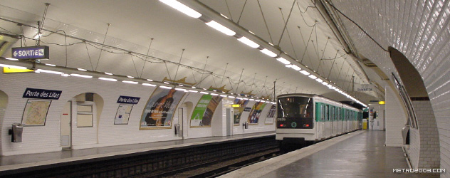 paris metro（パリのメトロ）Porte des Lilas></div>

<div id=