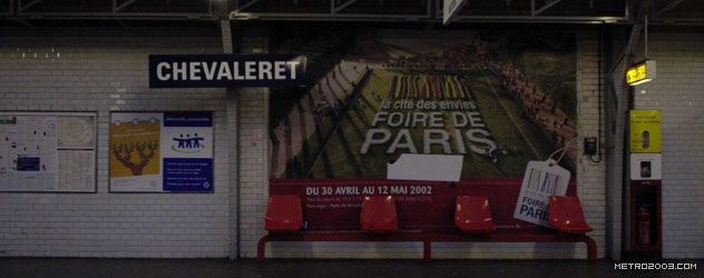 paris metro（パリのメトロ）Chevaleret></div>

<div id=