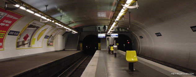 paris metro（パリのメトロ）Louis Blanc></div>

<div id=