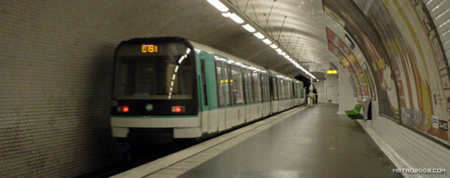 paris metro（パリのメトロ）Botzaris></div>

<div id=